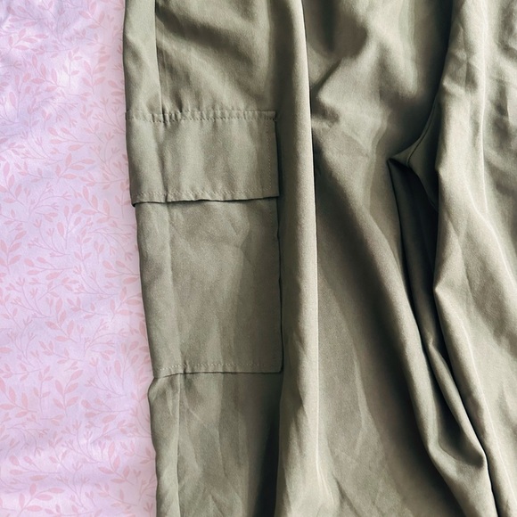 MIA Olive Green Cargo Jogger Pants - Picture 3 of 5